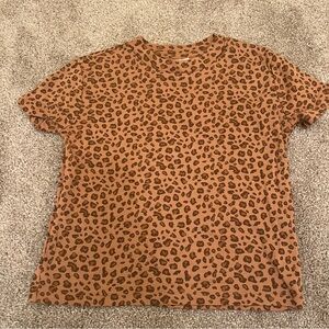 TOPSHOP | Cheetah Top - US 4/UK 8